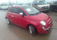 2013 Fiat 500 LOUNGE VIN 3C3CFFCR7DT649199 фото с аукциона 5