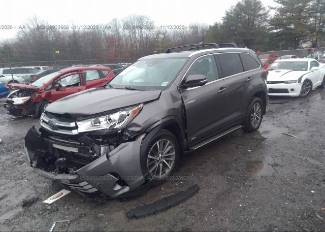 из сша 2019 TOYOTA HIGHLANDER 5TDJGRFH2KS054904