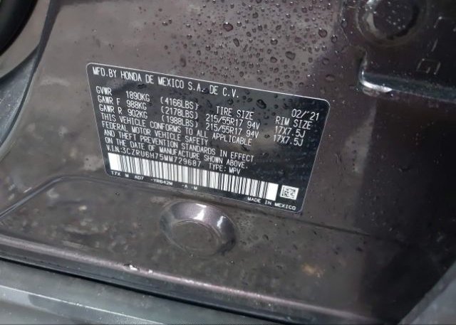 2021 HONDA HR-V(VIN: 3CZRU6H75MM729687