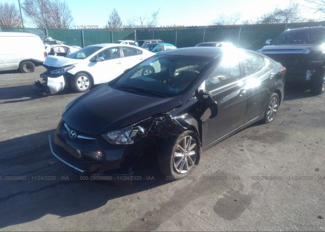 из сша 2015 HYUNDAI ELANTRA KMHDH4AE0FU415411