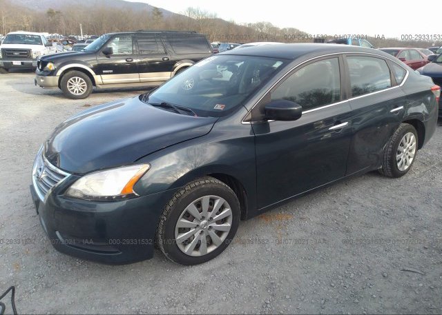 из сша 2013 NISSAN SENTRA 3N1AB7AP4DL783080