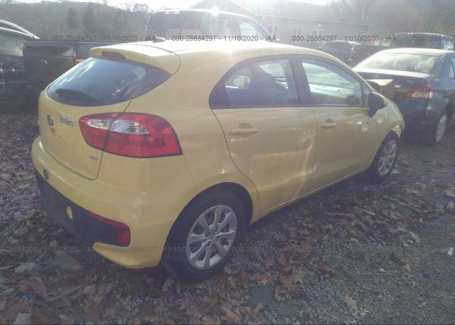 цена в сша 2016 KIA RIO KNADM5A37G6579326