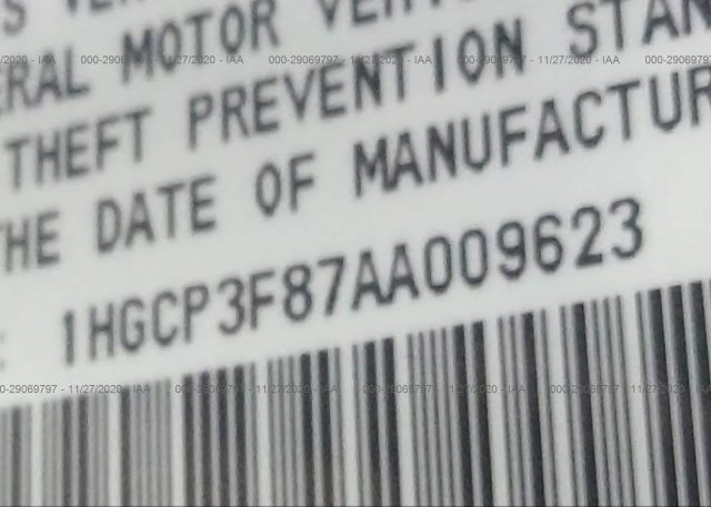 1HGCP3F87AA009623 2010 HONDA ACCORD SDN