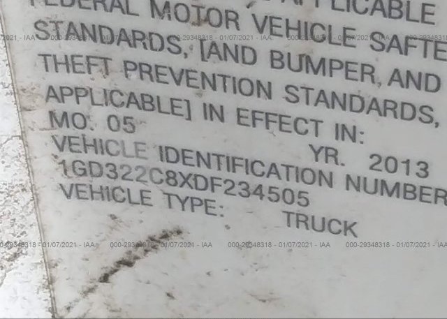 1GD322C8XDF234505 2013 GMC SIERRA 3500HD