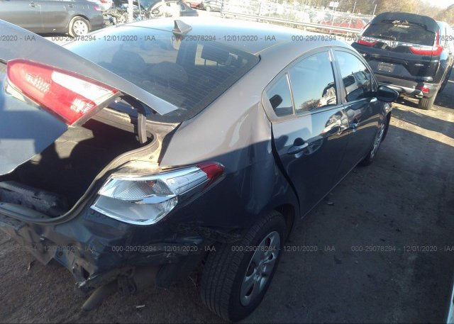 цена в сша 2014 KIA FORTE KNAFK4A64E5061728