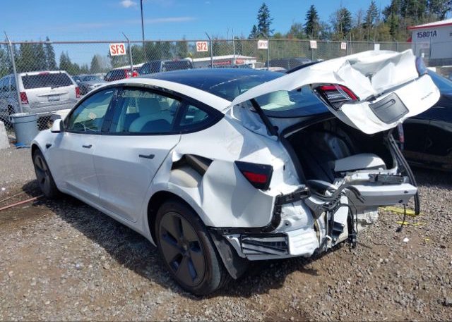2022 TESLA MODEL 3(VIN: 5YJ3E1EBXNF342305