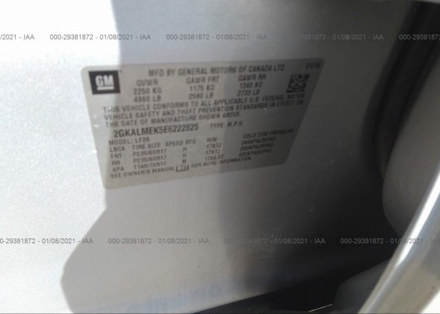 2GKALMEK5E6222825 2014 GMC TERRAIN