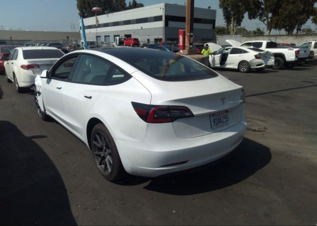 2022 TESLA MODEL 3(VIN: 5YJ3E1EA0NF355877