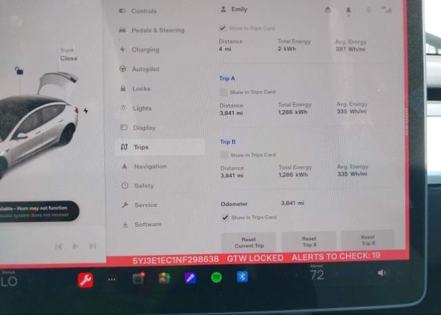 2022 TESLA MODEL 3(VIN: 5YJ3E1EC1NF298638