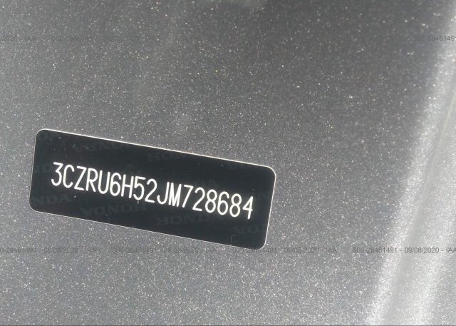 3CZRU6H52JM728684 2018 HONDA HR-V