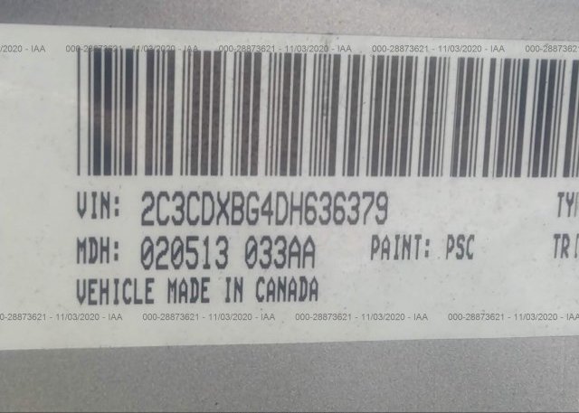 2C3CDXBG4DH636379 2013 DODGE CHARGER
