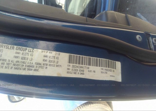 2B3CA4CD0AH177100 2010 DODGE CHARGER