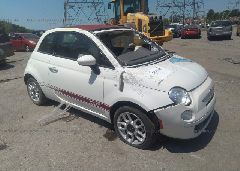 2015 Fiat 500 POP VIN 3C3CFFDR1FT501924 auction photo 5