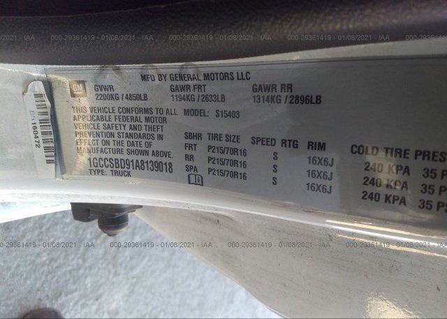 1GCCSBD91A8139018 2010 CHEVROLET COLORADO