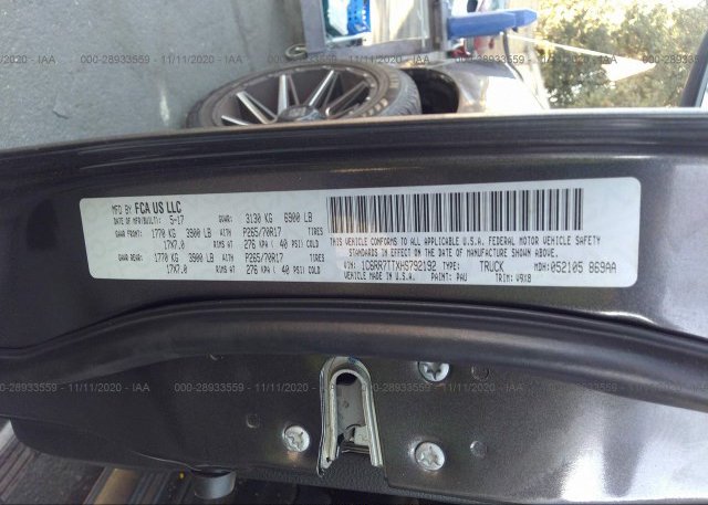 1C6RR7TTXHS792192 2017 RAM 1500