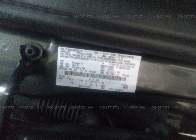 1FADP3K23GL339122 2016 FORD FOCUS
