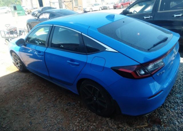 2022 HONDA CIVIC HATCHBACK(VIN: 19XFL1H85NE016226