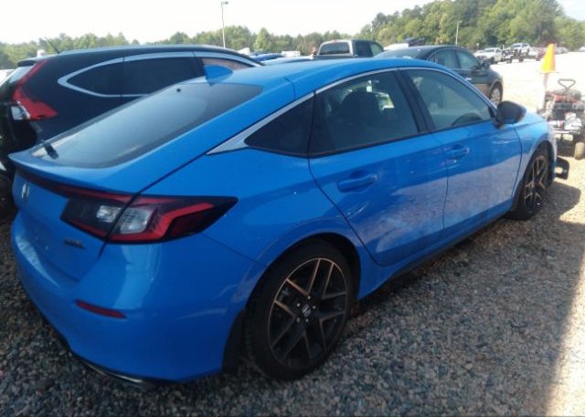 2022 HONDA CIVIC HATCHBACK(VIN: 19XFL1H85NE016226