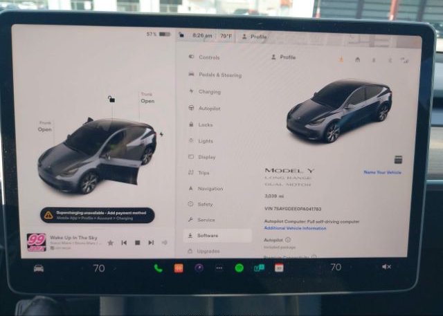 2023 TESLA MODEL Y(VIN: 7SAYGDEE0PA041783