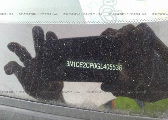 3N1CE2CP0GL405536 2016 NISSAN VERSA NOTE