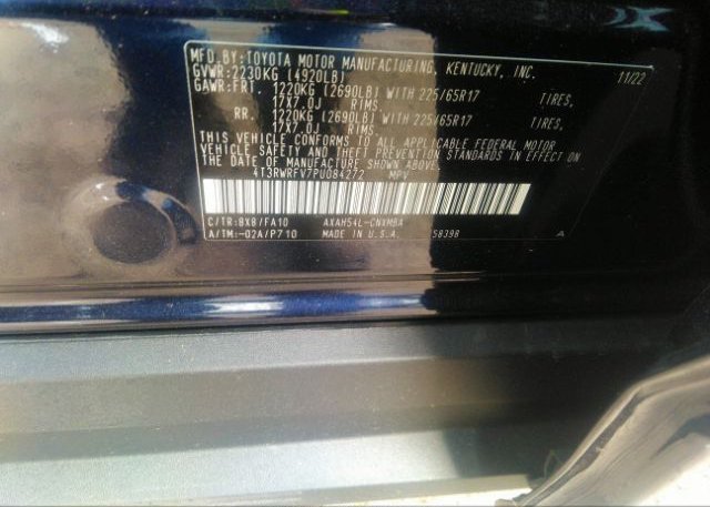2023 TOYOTA RAV4(VIN: 4T3RWRFV7PU084272