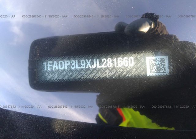 1FADP3L9XJL281660 2018 FORD FOCUS