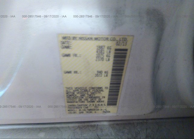 1N4BL3AP5DC231645 2013 NISSAN ALTIMA