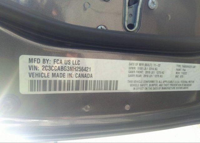 2022 CHRYSLER 300(VIN: 2C3CCABG3NH256421