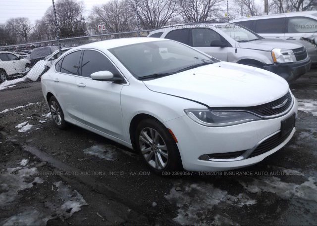 1c3cccab7fn716948 Salvage White Chrysler 200 At Springfield Ne On