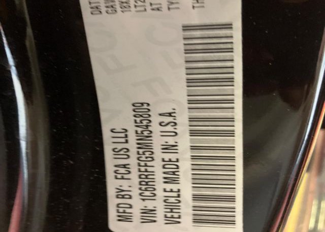 2021 RAM 1500(VIN: 1C6RRFFG5MN545809