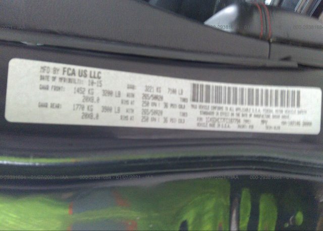 1C4SDHCT7FC187794 2015 DODGE DURANGO