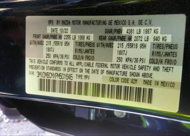 2023 MAZDA CX-30(VIN: 3MVDMBCMXPM501645