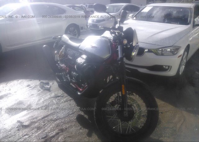 Zguldub04hm000025 Salvage Certificate Silver Moto Guzzi V7 Iii At
