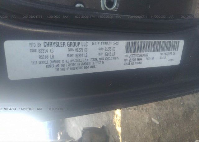 2C3CCAAG2DH699398 2013 CHRYSLER 300