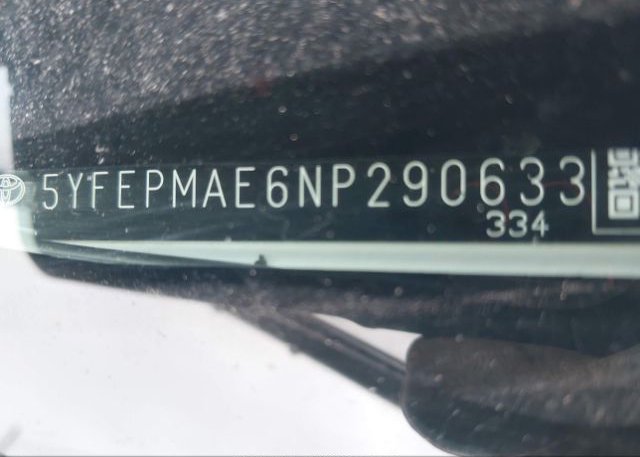 2022 TOYOTA COROLLA(VIN: 5YFEPMAE6NP290633