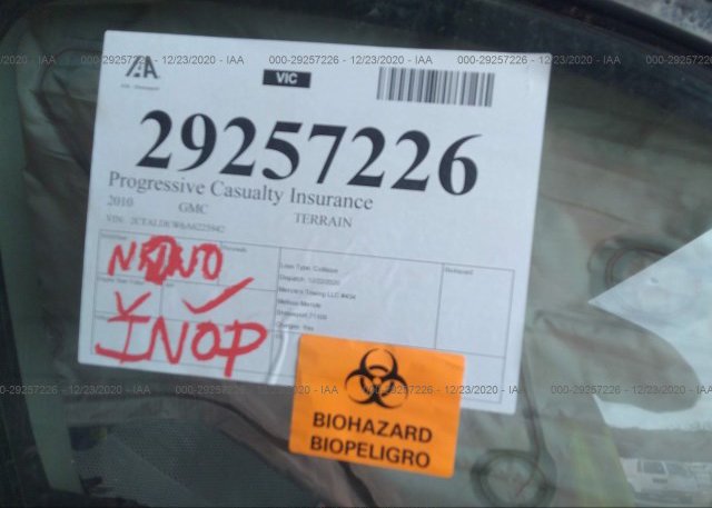 2CTALDEW6A6225942 2010 GMC TERRAIN