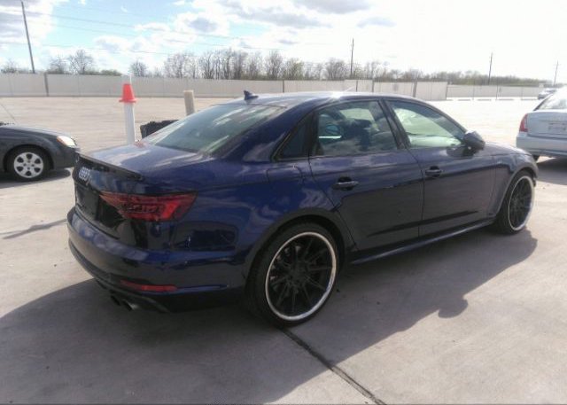 2018 AUDI S4 VIN: WAUB4AF42JA011183