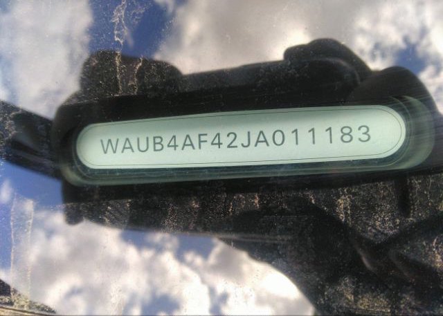 2018 AUDI S4 VIN: WAUB4AF42JA011183