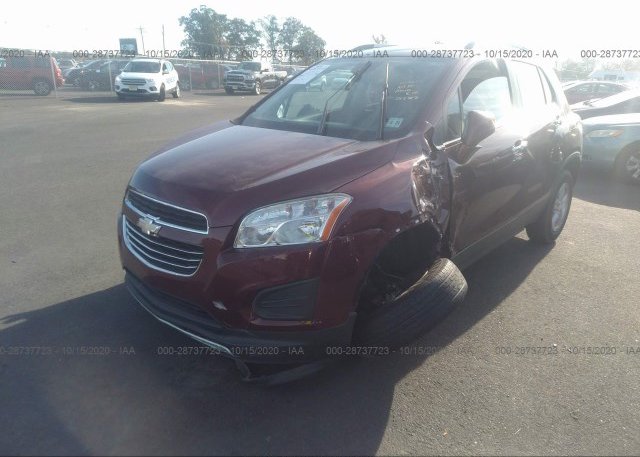 из сша 2016 CHEVROLET TRAX 3GNCJLSB2GL271155