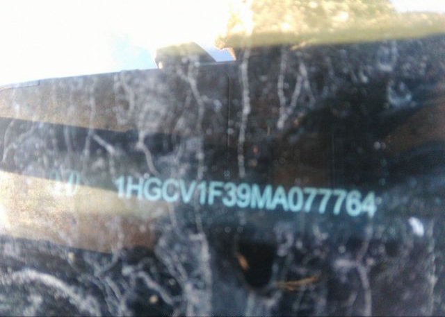 2021 HONDA ACCORD SEDAN(VIN: 1HGCV1F39MA077764