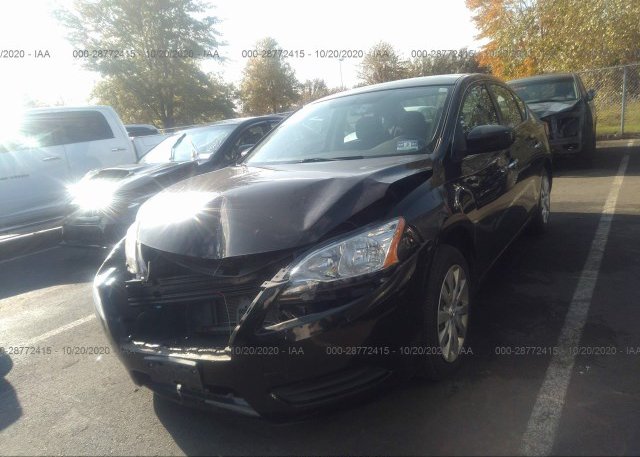 из сша 2014 NISSAN SENTRA 3N1AB7AP3EY327169