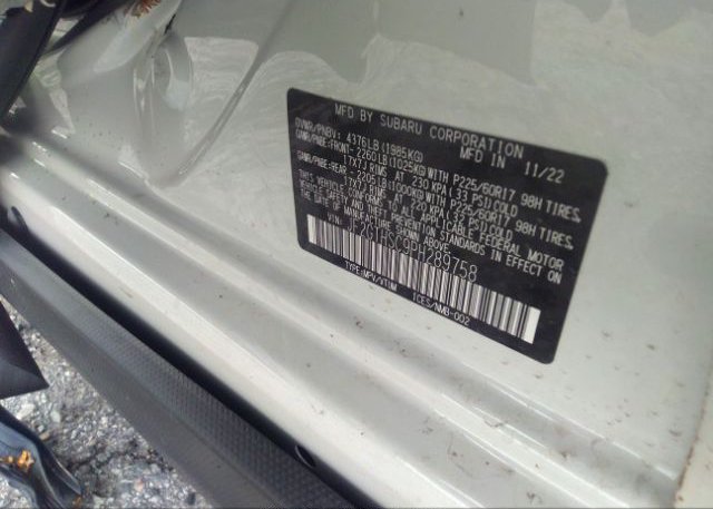 2023 SUBARU CROSSTREK(VIN: JF2GTHSC9PH289758