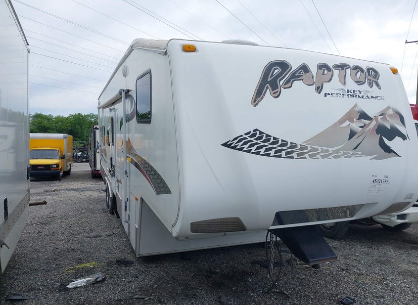 Sold 2007 Keystone Raptor 299Mp Toy Hauler 5Th Whl Travel Trailer in ...
