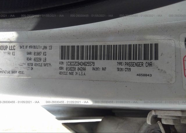 1C3CDZCB4DN625579 2013 DODGE AVENGER