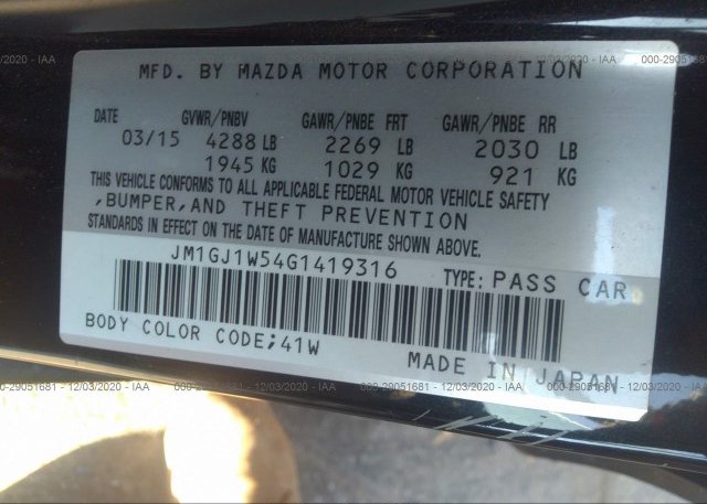 JM1GJ1W54G1419316 2016 MAZDA MAZDA6