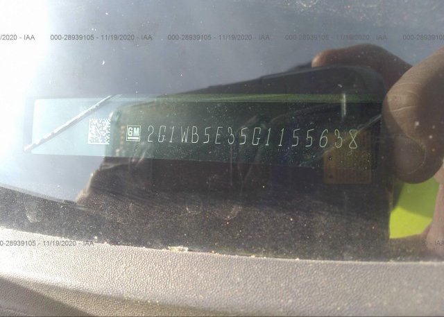 2G1WB5E35G1155638 2016 CHEVROLET IMPALA LIMITED