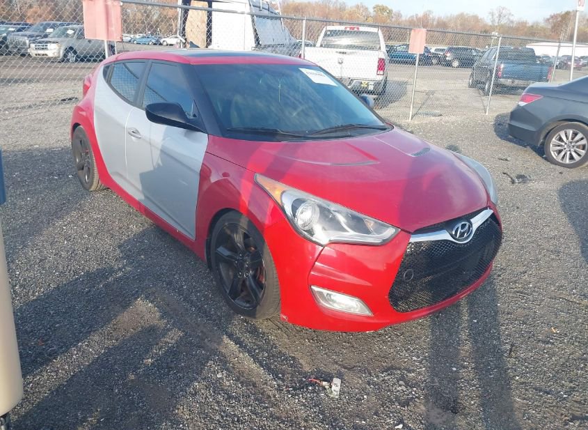 2014 HYUNDAI VELOSTER BASE W/GRAY (A6) photo