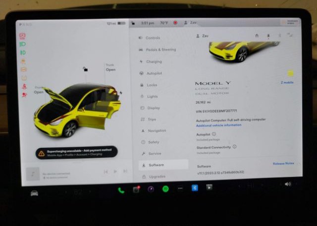 2021 TESLA MODEL Y(VIN: 5YJYGDEE8MF207771