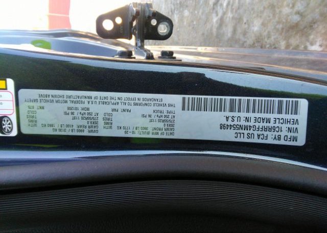 2021 RAM 1500(VIN: 1C6RRFFG4MN554498