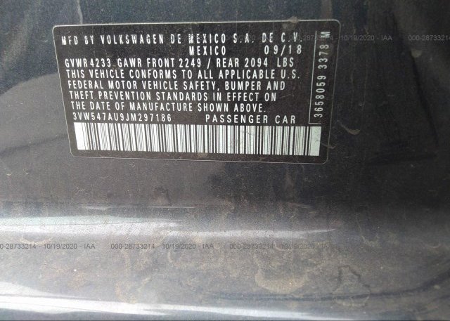 3VW547AU9JM297186 2018 VOLKSWAGEN GOLF GTI